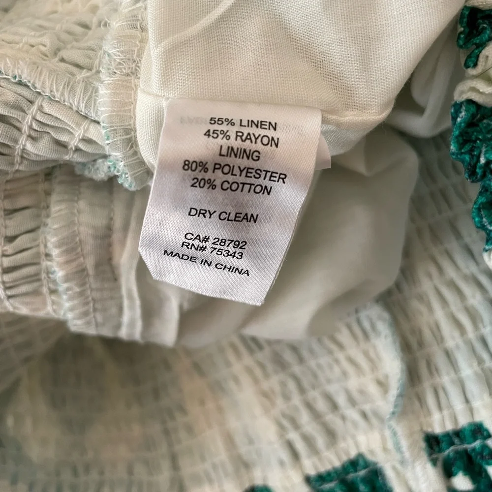 House of Harlow 1960 green and white floral skirt - Size L - Picture 6 of 8